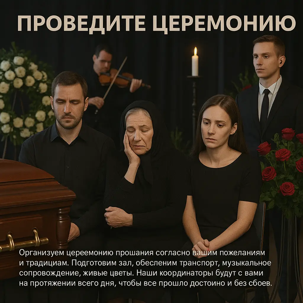 Проведение похоронной церемонии в Краснодаре