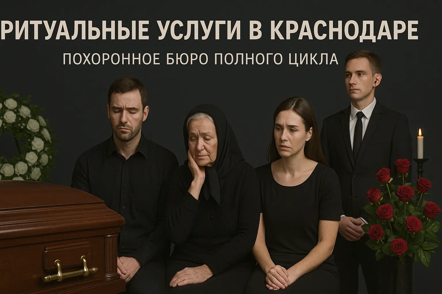 Похоронное бюро в Краснодаре - деликатное сопровождение Ритуальные услуги в Краснодаре - похоронное бюро полного цикла